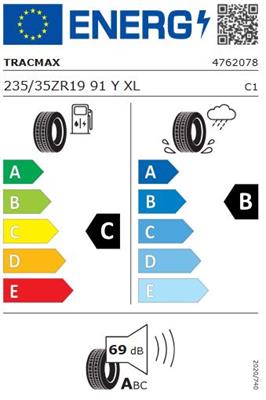 235/35R19 91Y Tracmax X PRIVILO TX3