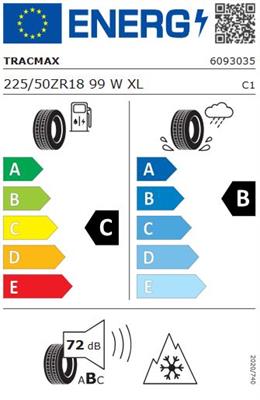 225/50R18 99W XL Tracmax A/S TRAC SAVER